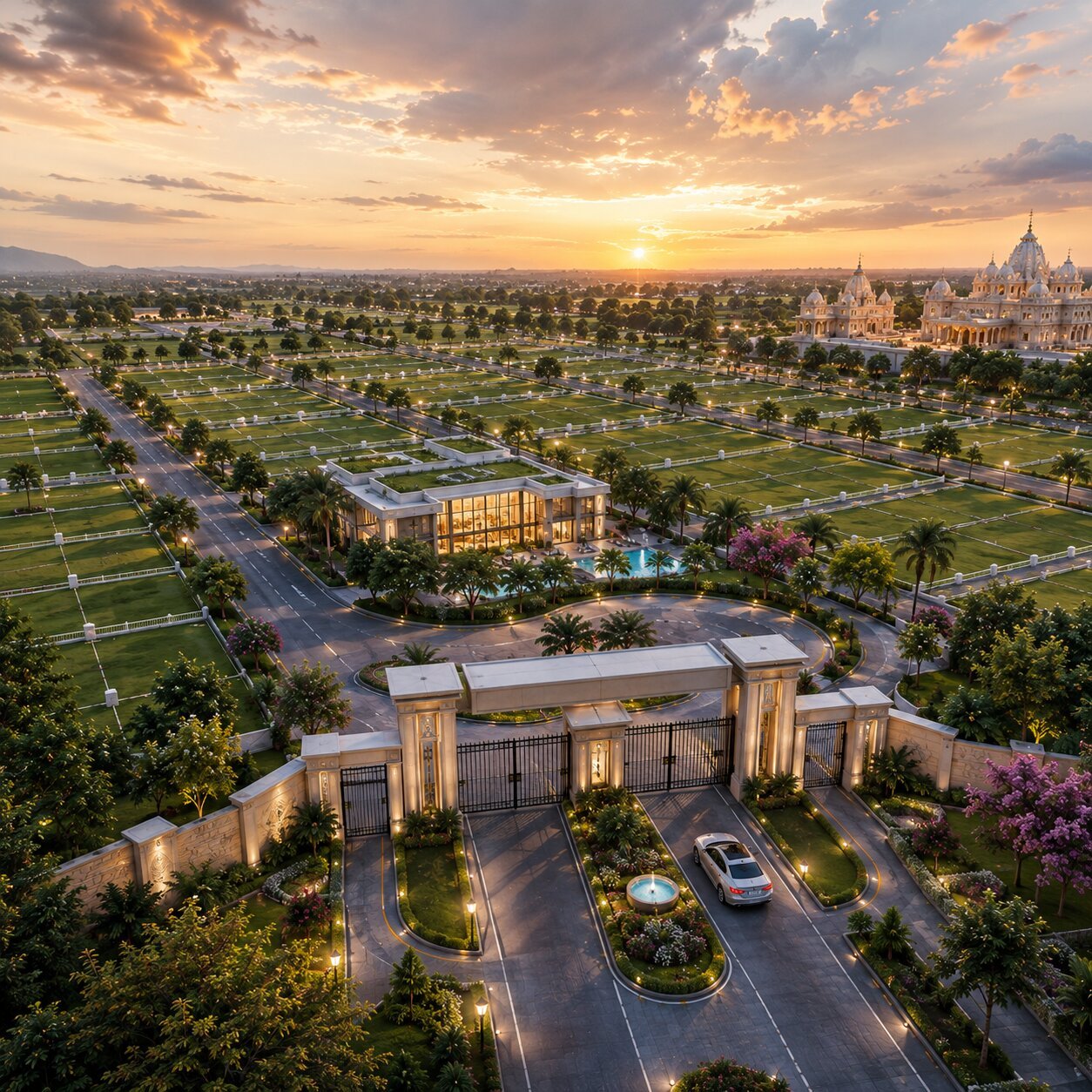 Omaxe Eternity 2 — 100-Acre Township Aerial View, Raal Road Vrindavan